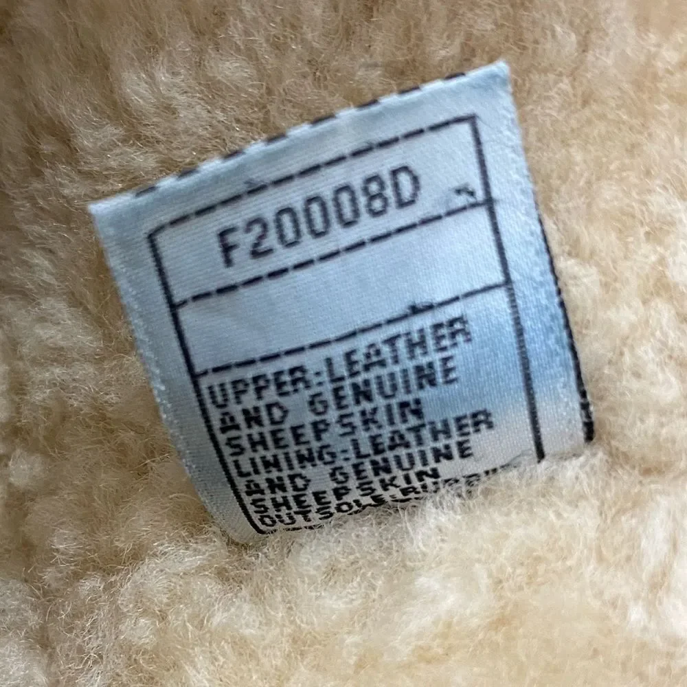 Ugg Australia Elijo Chestnut Brown Suede Winter Fur Cuff Boots #5674 - Picture 15 of 15